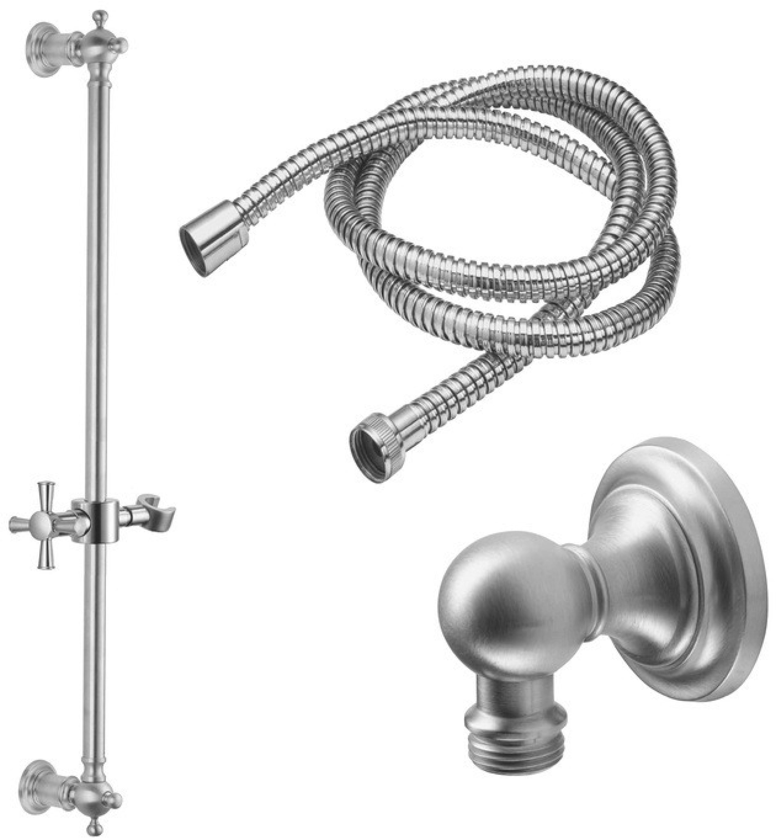バフォメット Slide Bar Handshower Kit - Cross Handle with Concave Base - 9129