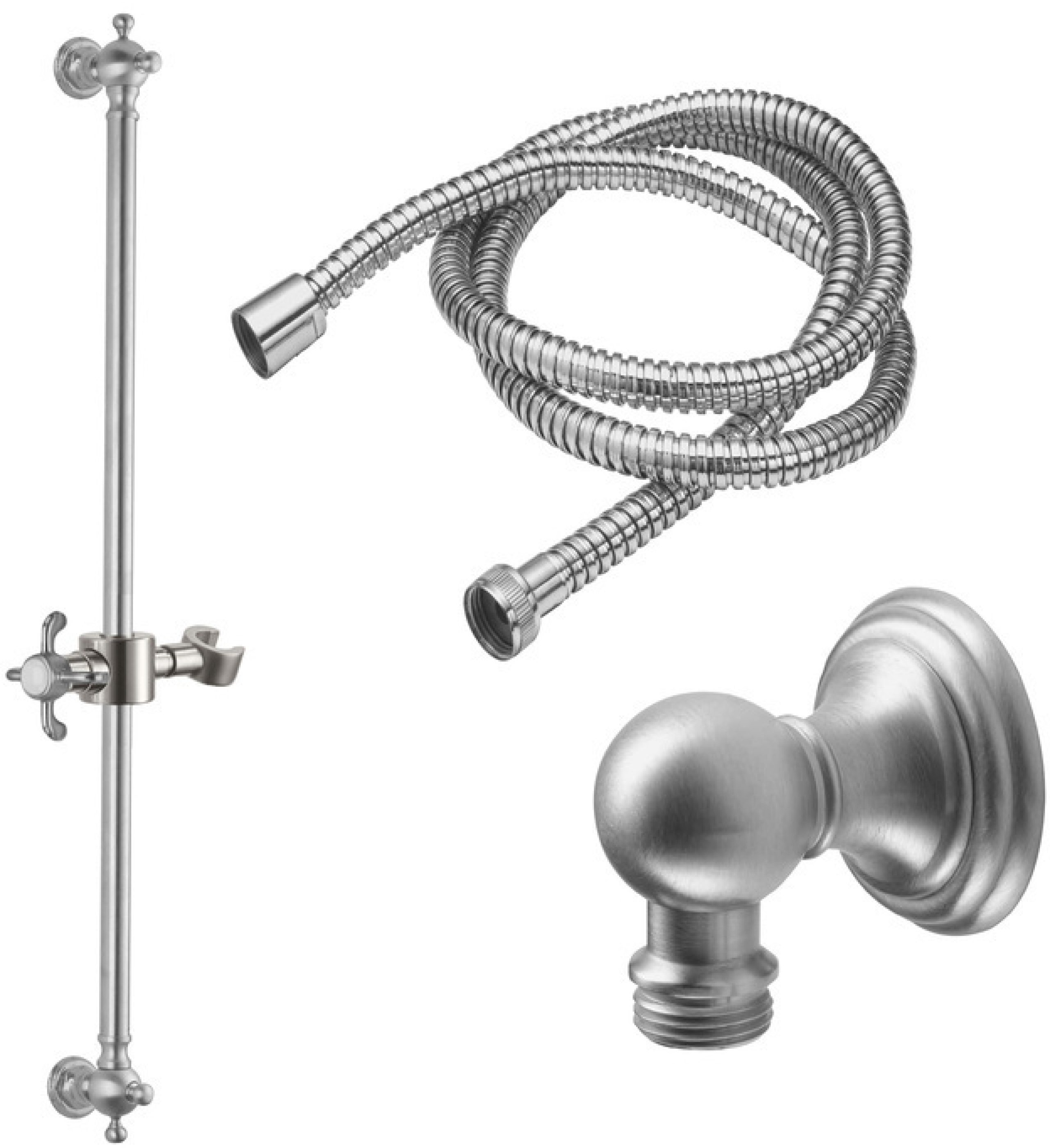 Slide Bar Handshower Kit - Cross Handle with Line Base - 9129-61XD