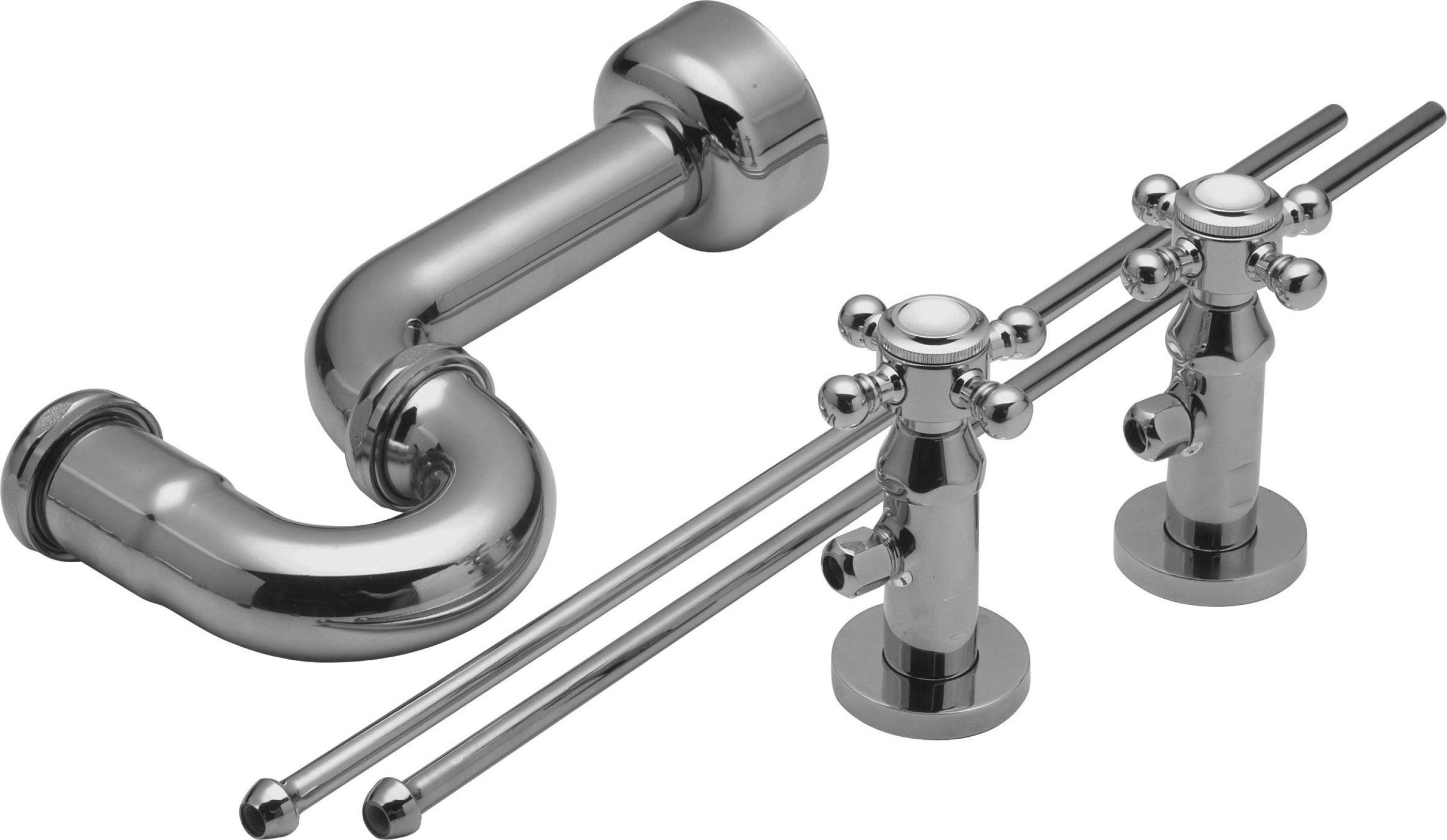 Deluxe Angle Stop Kit for Pedestals - 9830-XX - California Faucets