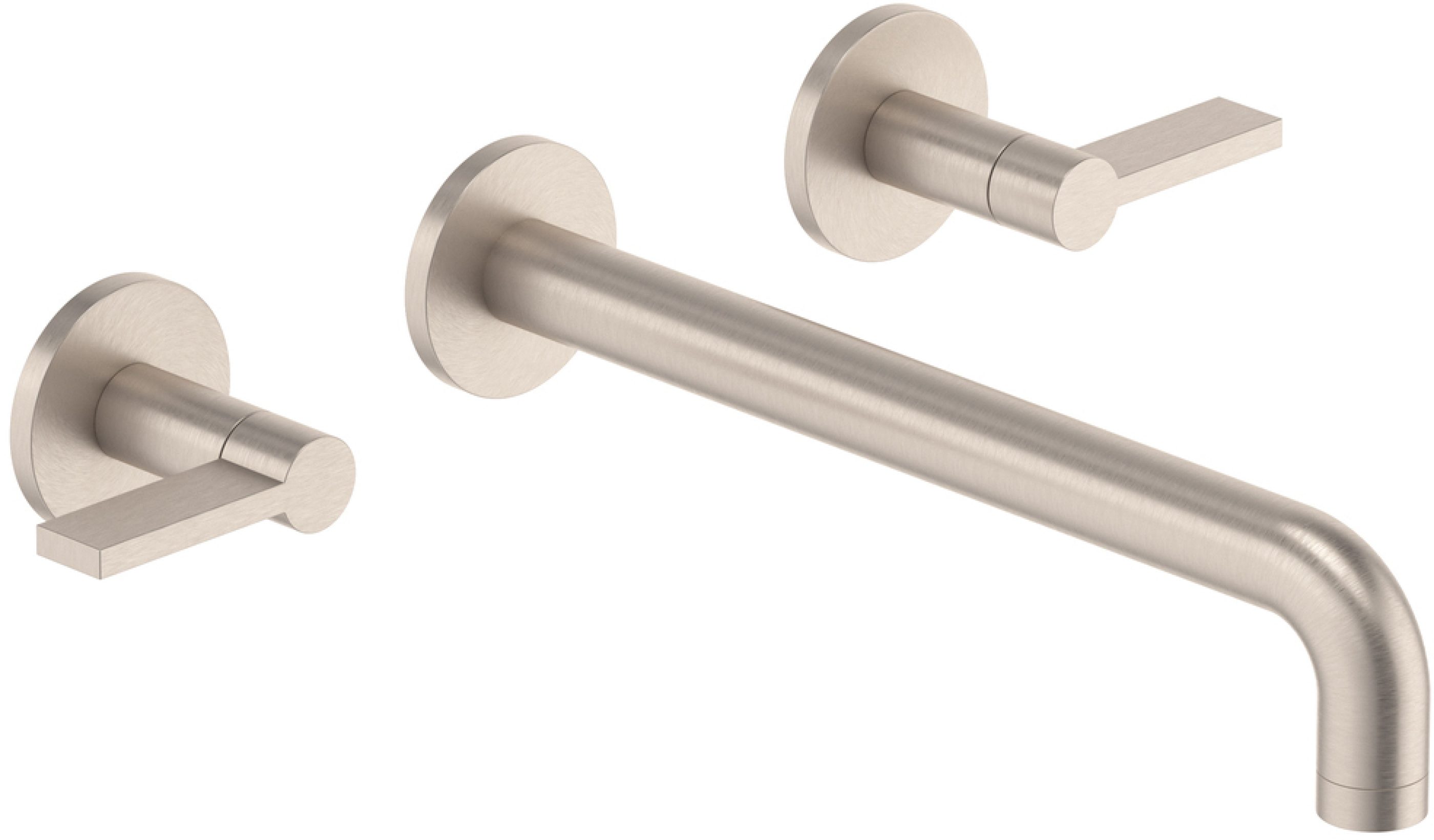 Two Handle Lavatory Wall Faucet Trim Only - TO-V4002-9