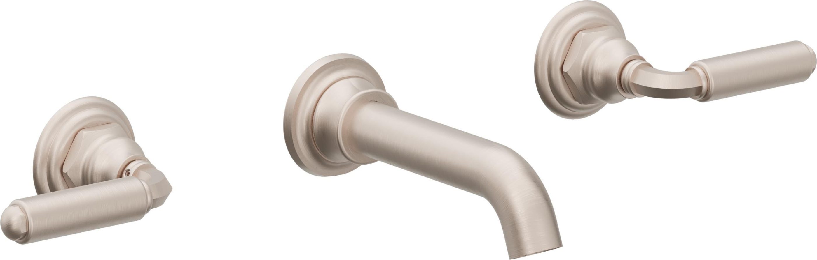 FAUCET TWO 箱無し 三和ボタン Two Handle Lavatory Wall Faucet Trim Only - TO-V6002-7