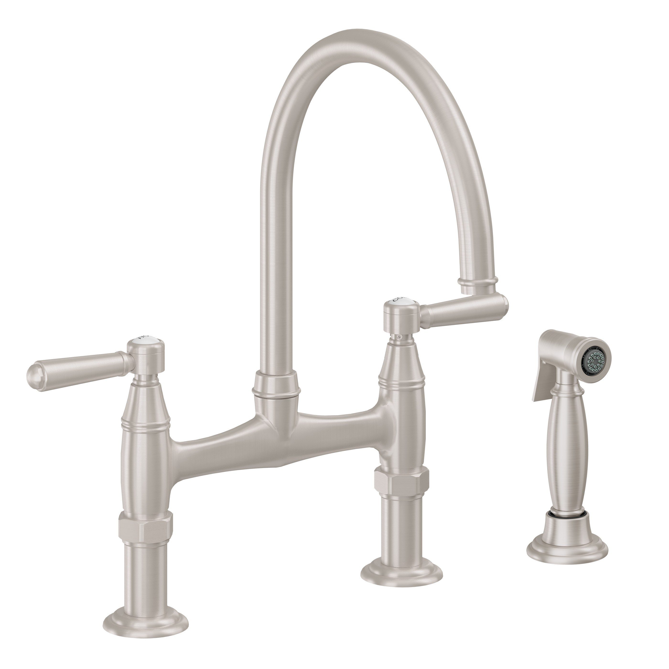 ヘッド新品！DOCUS California 58度&K's Wedge120 Bridge Kitchen Faucet with Sidespray - K10-120S-XX - California