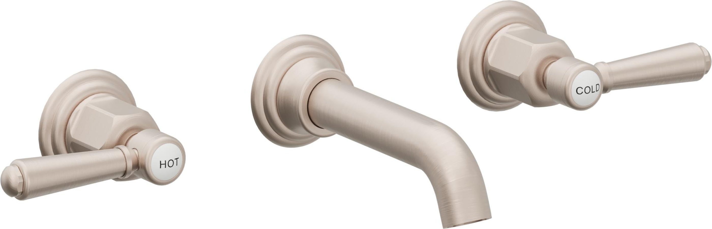 Two Handle Lavatory Wall Faucet Trim Only - TO-V5602-7