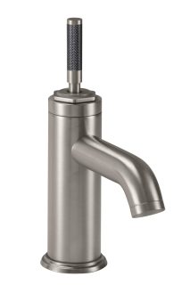 Descanso Single Hole Lavatory Faucet - Carbon Fiber Handle — image 1