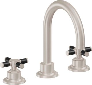 Descanso 8" Widespread Lavatory Faucet with Carbon Fiber Handle — image 1
