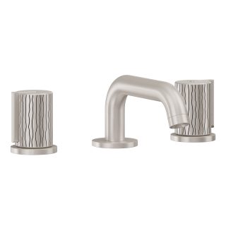 Jalama 8" Widespread Lavatory Faucet - Rivulet Intaglio Handle — image 1