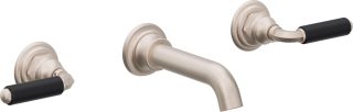 Del Mar Two Handle Lavatory Wall Faucet Trim Only — image 1