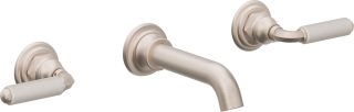 Del Mar Two Handle Lavatory Wall Faucet Trim Only — image 1