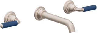 Del Mar Two Handle Lavatory Wall Faucet Trim Only — image 1