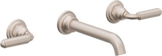 Del Mar Two Handle Lavatory Wall Faucet Trim Only — image 1