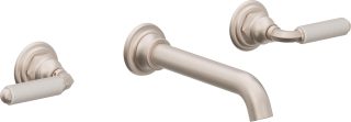Del Mar Two Handle Lavatory Wall Faucet Trim Only — image 1