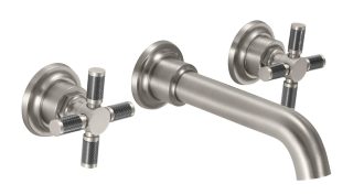 Descanso Vessel Lavatory Faucet Trim Only - Carbon Fiber Handle — image 1