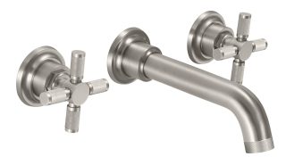 Descanso Vessel Lavatory Faucet Trim Only - Knurled Handle — image 1