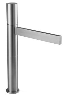 Bel Canto Single Hole Lavatory Faucet with Metal Cylinder Handle — image 1